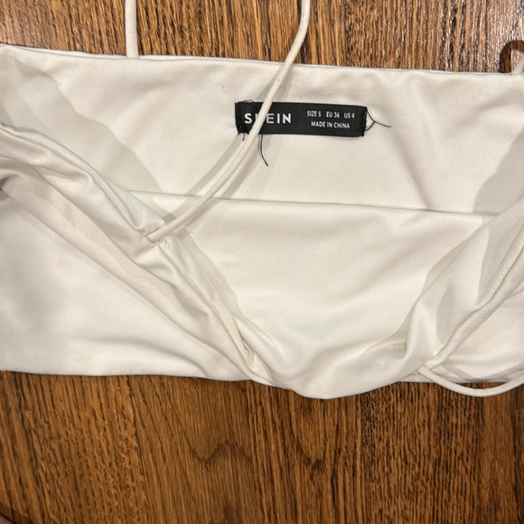 Edit by Nine green cropped ribbed cardigan sweater size small with SHEIN top - Picture 9 of 10